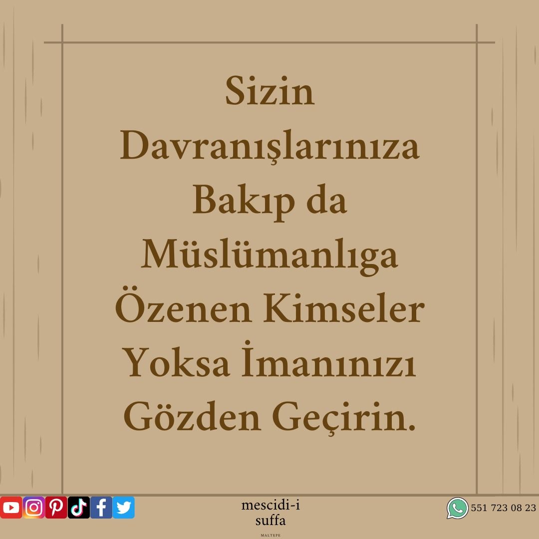 mescidisuffa's tweet photo. Emri bi'l-maruf nehyi ani'l-münker vazifesinde seninde desteğini bekliyoruz. Sayfayı beğenerek, takip ederek ve gönderileri paylaşarak sende hayra vesile olabilrisin.
.
.
#hadis #şafi #hanbeli #maliki #hanifi
#islam #allah #dua #namaz #kuran #müslüman #mekke #hadis #iman #ayet https://t.co/40qYTGybgp