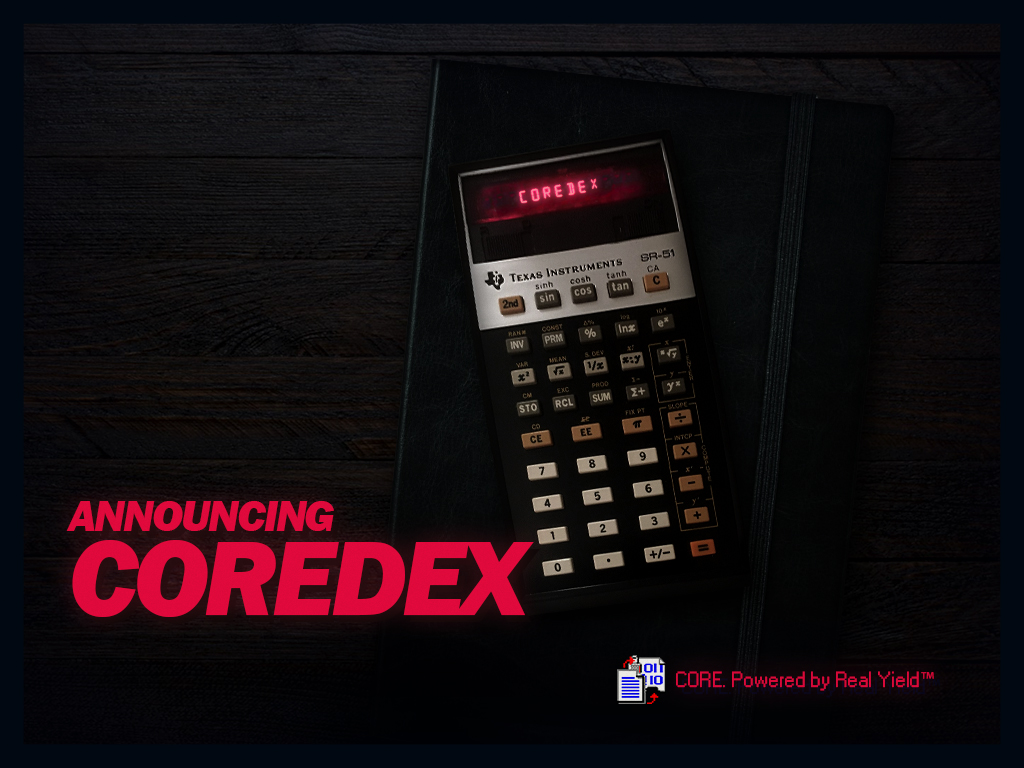 Currently, APYs for LPs are mainly dependent on the trading activity of CORE (from fot 1%). That is not very attractive at the moment due to low trading activity. Core Devs are addressing this challenge with the launch of Phase 1 Products (the first of which is coreDEX). 