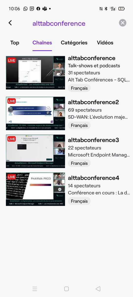 alt_tab2021's tweet photo. #ALTTABCESI
Plus de 150 viewers ! Merci à tous 🙏 

Pour rejoindre les conférences, RDV sur Twitch ⬇️
Salle 1 : https://t.co/NKkFoS22VU
Salle 2 : https://t.co/xqu6BhFBhh
Salle 3 : https://t.co/TofaO9rVnV
Salle 4 : https://t.co/OFZFt08TeS

On vous attend !! 😁 https://t.co/KHo6Z7mNFT