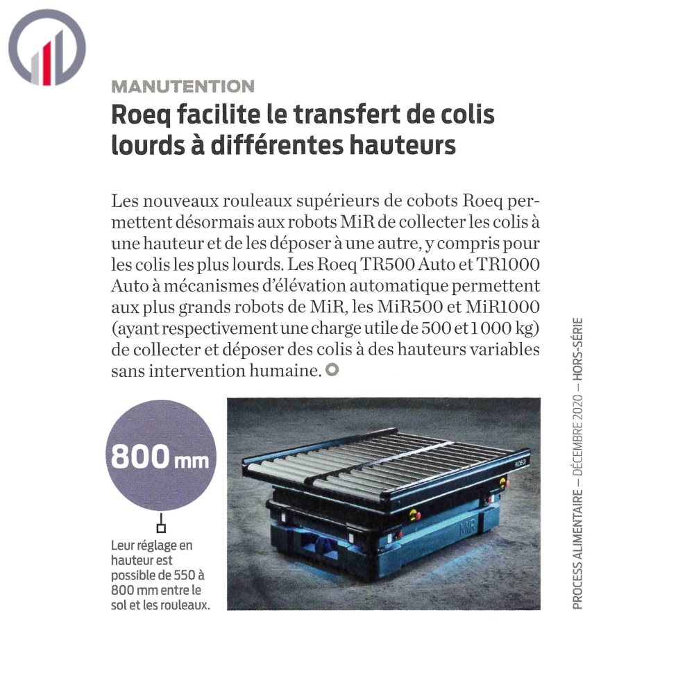 hmi_mbs's tweet photo. #vudanslapresse 📰
@Processalim a publié en décembre un #horssérie sur les nouveautés en matière d'#emballage, #conditionnement et #manutention. Voici l'article de notre #partenaire #Roeq, fabricant de matériel pour les #AMR #MiR. 🤖
@ROEQ_ @MobileIndRobots #cobot #robotmobile https://t.co/aVi9cr3vth