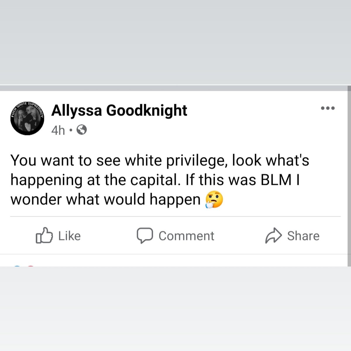 Adrestia666's tweet photo. #BlackLivesMatter #BLM #BlackLivesStillMatter #whiteprivilege #fuckwhiteprivilege #WashingtonDC #ISaidWhatISaid #Capitol #throwingafit https://t.co/41B9OvVxH6