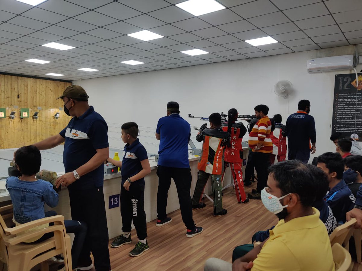 HawkEyeRifle's tweet photo. Glimpses of Day-1 Practice session for all the Shooters enrolled for 3rd HAWK-EYE SPORTS SHOOTING CHAMPIONSHIP-2021
#shootingcompetetion #shootingsports #shooting #shootingrange #winningiseverything #indoorsport #walther #capapie #styer #airrifleshooting #airpistolshooting https://t.co/o4OWlmsHir
