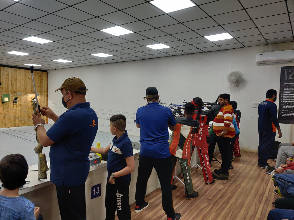 HawkEyeRifle's tweet photo. Glimpses of Day-1 Practice session for all the Shooters enrolled for 3rd HAWK-EYE SPORTS SHOOTING CHAMPIONSHIP-2021
#shootingcompetetion #shootingsports #shooting #shootingrange #winningiseverything #indoorsport #walther #capapie #styer #airrifleshooting #airpistolshooting https://t.co/o4OWlmsHir