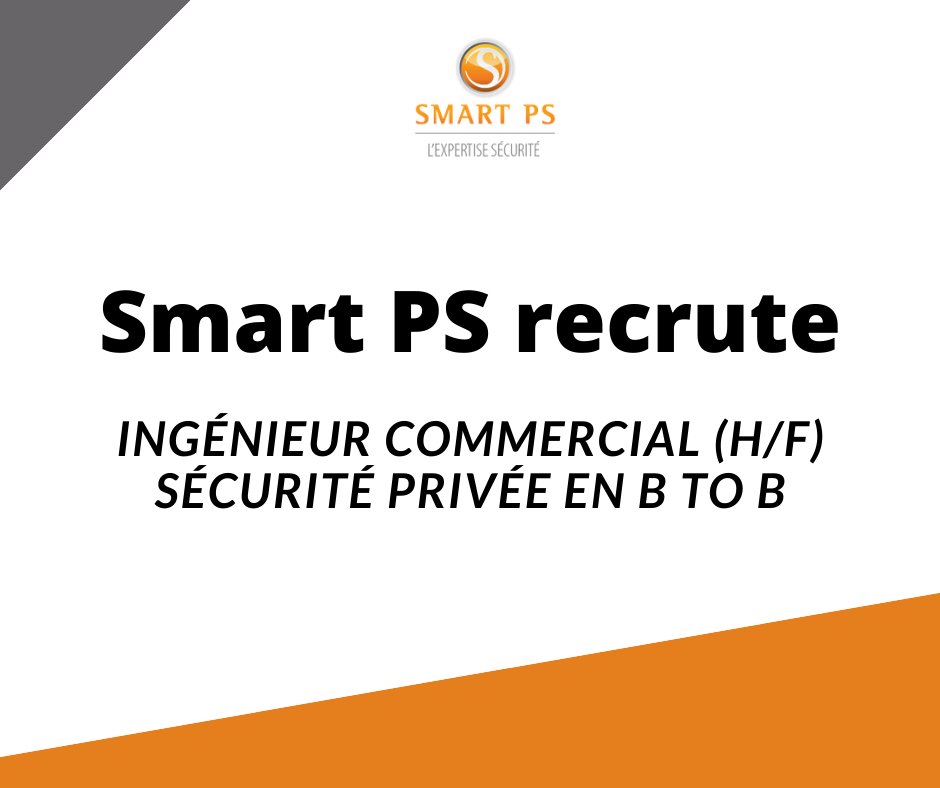 SmartPSsecurite's tweet image. [SMART PS RECRUTE] un.e ingénieur.e commercial.e pour venir soutenir notre développement. Pour plus d&apos;information, rdv ici buff.ly/3rZjIy1 
#recrutement #commercial #sales # #securite #lyon #expertise #btob #ingenieurcommercial #ventes