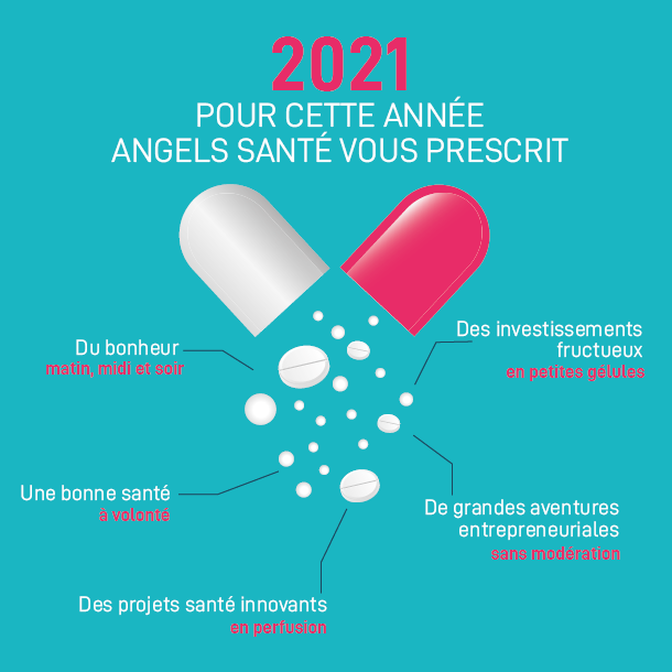 Angels Santé vous souhaite une très belle année 2021 et vous prescrit bonheur, santé, nombreux projets et grandes aventures ! 

Bonne année à tous ! 

#supportingtomorrowshealths