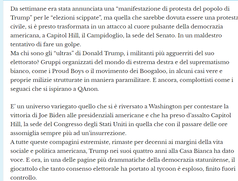 kiara86769608's tweet photo. Ma chi sono gli “ultras” di Donald Trump, i militanti più agguerriti del suo elettorato? Gruppi organizzati del mondo di estrema destra e del suprematismo bianco, come i Proud Boys, il movimento dei Boogaloo, QAnon.Vere e proprie milizie strutturate in maniera paramilitare . https://t.co/GQlu5Fhqy7