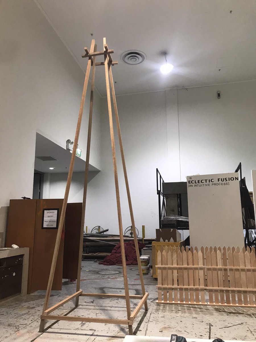 The Set for #wizardofoz is really coming together! #jisdrama #jisperformance #setbuilding