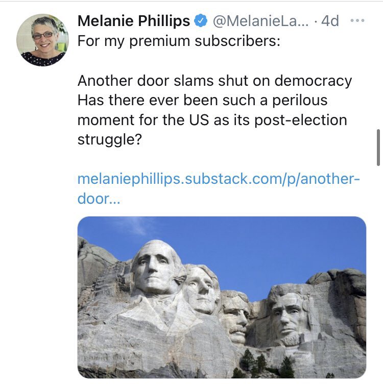 I remember saying it was surely time for people like Mel to face pointed questions about why they were cited by name in the manifesto of a mass-murderer spouting their crazed theories about Marxist/Islamic conspiracies. That was ten years ago, and she hasn’t lost a gig since.