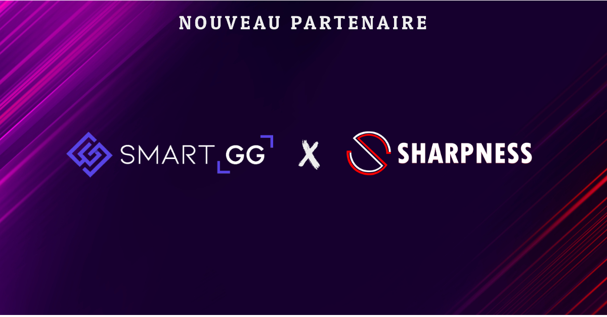 [#Partenariat]

Nous avons le plaisir de vous annoncer notre nouveau partenaire officiel : <a href="/TeamSharpness/">Sharpness</a> 

Nous les aiderons à améliorer la performance et le bien-être de leurs joueurs grâce à nos conseils et produits de #SmartGaming. 

#esport #healthy #performance #gg