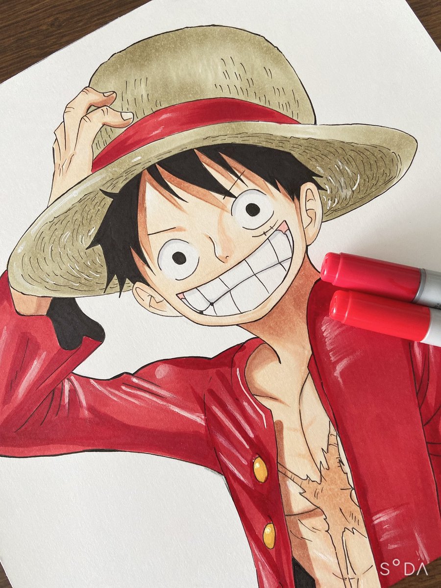 ルフィあと少し 模写 あたらっぷ のイラスト