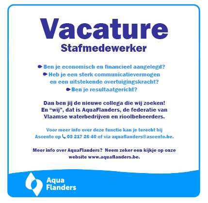 AquaFlanders werft aan...
Wij zijn op zoek naar een stafmedewerker 'Economische en financiële zaken'!
Wil jij deel uitmaken van ons leuke team?
Check dan snel de link hieronder!👇
Solliciteren kan nog tot 24 januari.
aquaflanders.be/actual.../aqua…