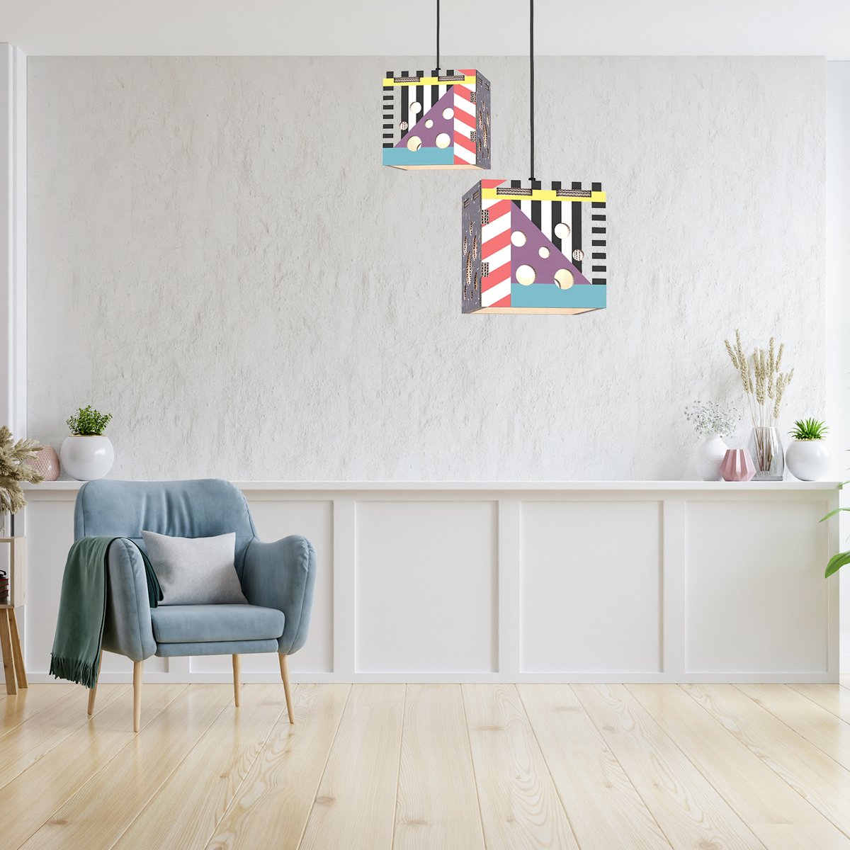 Nel #blueMonday, il giorno più triste dell'anno accendiamo di colori la nostra casa con la #lampada a sospensione stile moderno Lampotai 24 👉 bit.ly/lampadario-lam…
#MadeInItaly #green #homedecor #homedesign