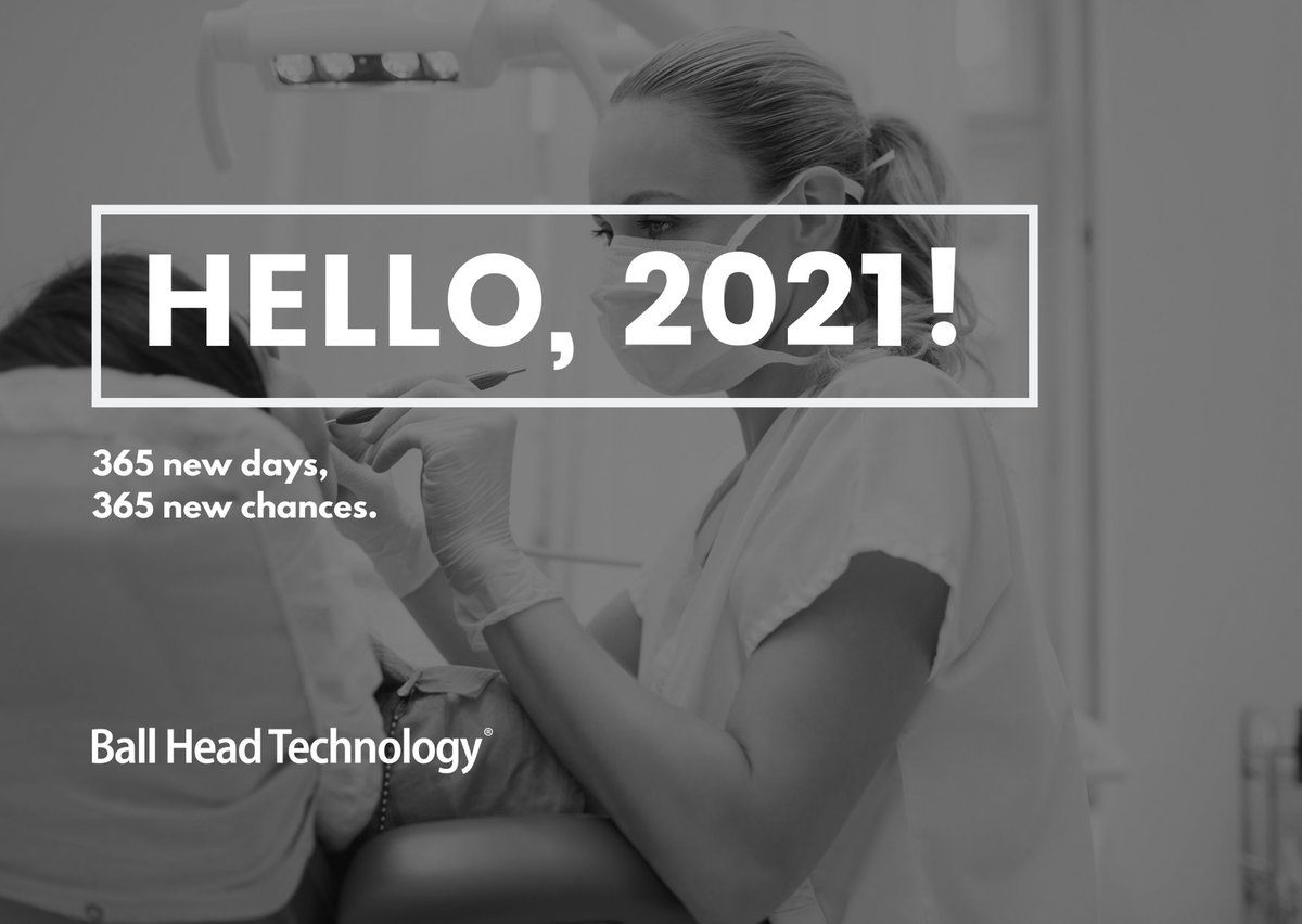BallHeadTech's tweet image. There are 365 blank pages, write them properly! ✨ 2️⃣0️⃣2️⃣1️⃣
#NewYear #NewChances #DentalTechnology