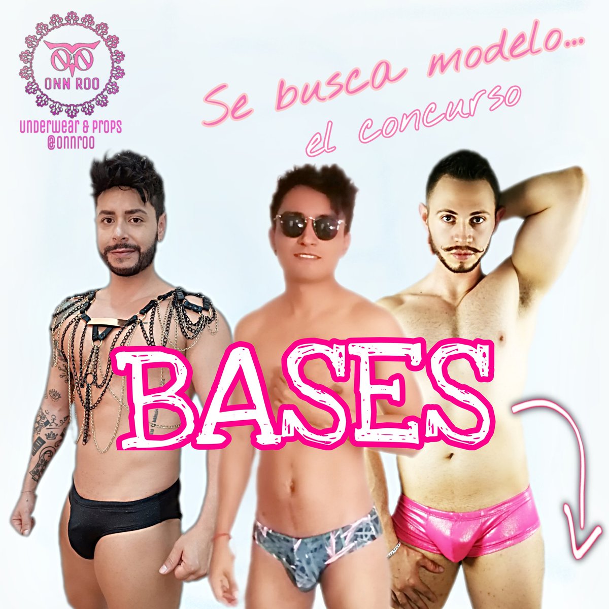 onromx's tweet photo. SE BUSCA MODELO...
El concurso
BASES, DINÁMICA Y PREMIOS EN:
https://t.co/vnuy3gw92v
#ONNROO #ONNROOUNDERWEAR #MODELO #SEBUSCAMODELO #DESTÁPATEMÉXICO https://t.co/v0DNxldGdb
