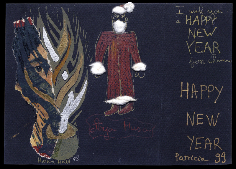 SOAS_SpecColl's tweet photo. Happy New Year to all our lovely readers and fellow archivists!
Image from the Hassan Musa Mail Art Collection #SOASFromHome https://t.co/KgX8uysJ10