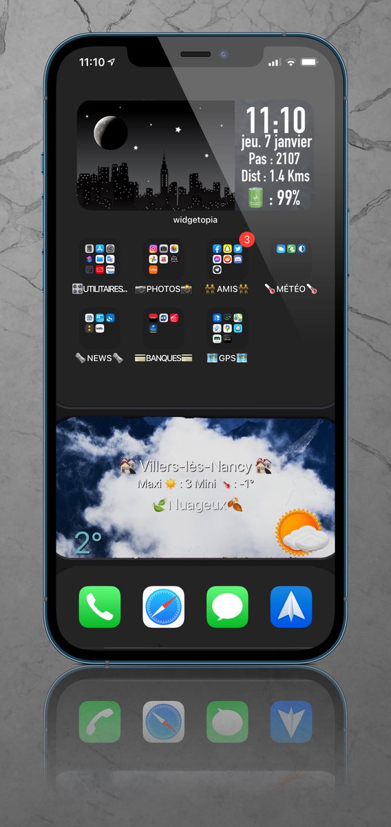 Ramses7420's tweet image. #ios14homescreen #iOS14 #realweatherV2 @thewaytozion