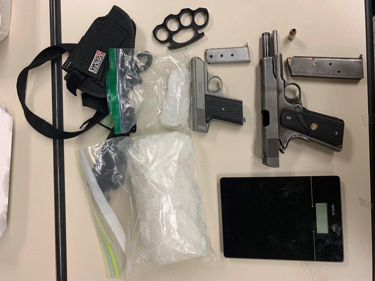 Deputies conducted a traffic stop which resulted in two individuals being arrested for possession of loaded firearms and possession of methamphetamine for the purpose of sales.  Another great job by Norwalk deputies! #Norwalk #LaMiradaPS #Whittier #LASD