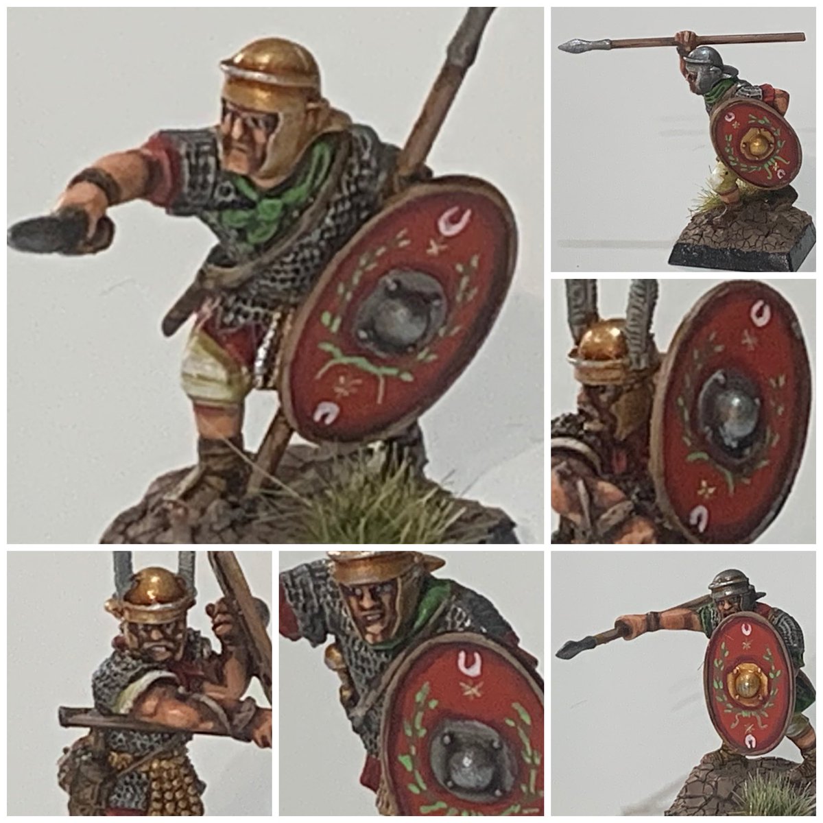 oxymandiasCDO's tweet photo. #Roman auxilia from @WarlordGames finished today. Aiming to get a Roman century painted for #warlordsoferehwon. #28mm #ancients #wepaintminis #warmongers #miniaturepainting #paintslam21 https://t.co/kmA6W9gICB