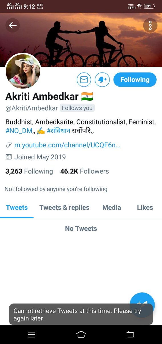 Dear sir @manishm @TwitterIndia 
Request you to please restore @AkritiAmbedkar's account.Thank you.

#ISupportAkritiAmbedkar
#RestoreAkritiAmbedkar