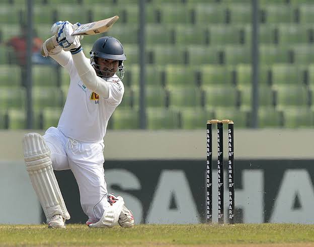 In his Test career Sangakkara scored a total of 12,400 runs in 134 matches at an Average of 57.40 the sixth most overall. In tests Sangakkara scored 52 + scores ( 9th most) , 38 s ( 4th most) , 11 double centuries ( 2nd most after Sir Don Bradman, 12) ~