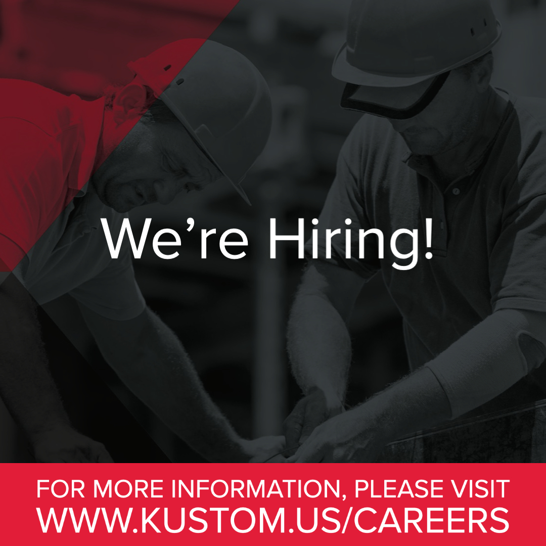 KustomUS's tweet photo. Are you looking to make your next career move? Do you know a qualified candidate?

KUSTOM is growing and looking to add to our team.

For a list of open opportunities at KUSTOM, please visit https://t.co/YjBAexultT

#KUSTOM #52YearsOfService https://t.co/dZiztmvZz5