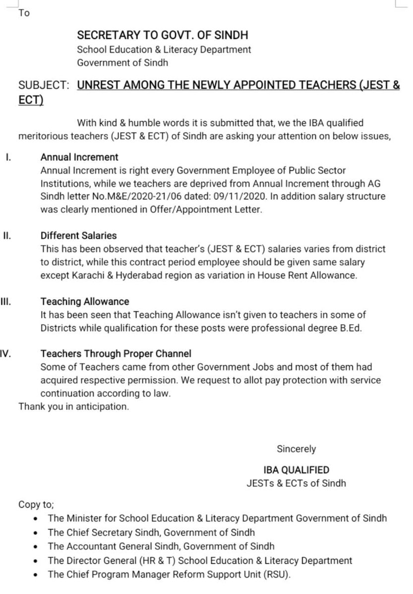 SajidAl04652472's tweet photo. Annual Increment is our right. Why JESTs and ECTs have been deprived of their annual increments.? #IncrementIsRightOfJESTsECTs @BBhuttoZardari @SaeedGhani1 @MuradAliShahPPP @M_NMagsi @MediaCellPPP @sardarshah1 @geonews_urdu https://t.co/fhLGdyEU64
#IncrementIsRightOfJESTsECTs