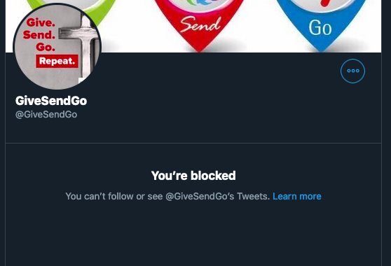 10/  @GiveSendGo blocked me, so I'm guessing they're fully aware of the violent hate groups raising money on their site, and just don't want to hear about.Don't let them silence you. Reach out to  @Stripe and  @WePay.