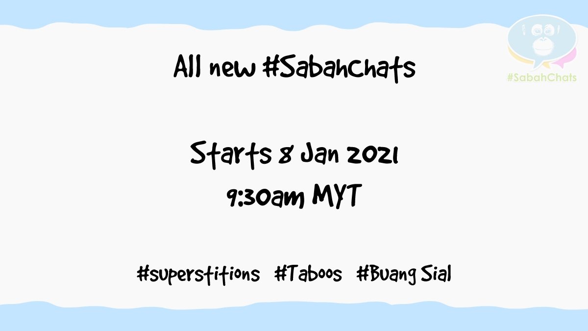 sabahtourism's tweet photo. All new #SabahChats tomorrow! We'll start at 9.30am (MYT). Don't miss! @saysdotcom @thescoop_co @thesmartlocal @SGAG_SG @thesiakapkeli https://t.co/jbQCXq7GNS
