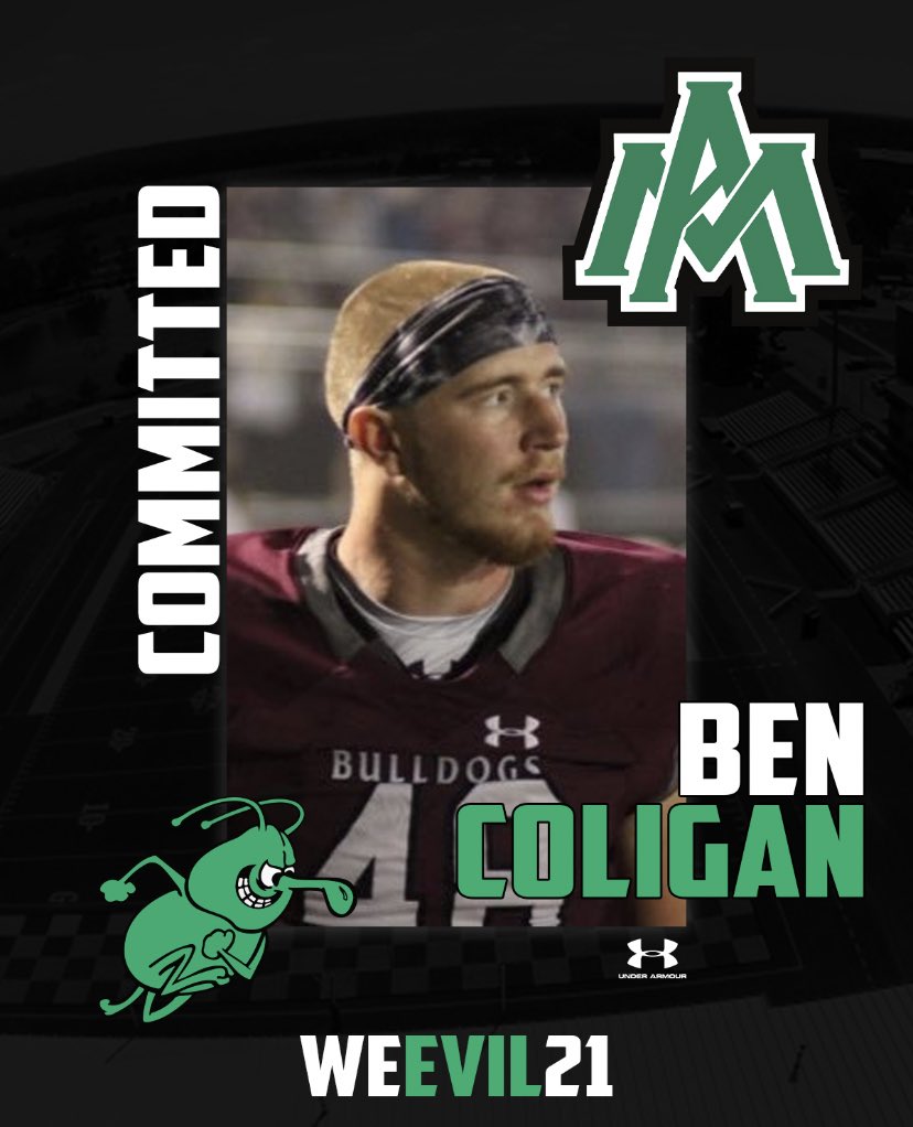 AIN’T NOTHIN MORE EVIL THAN A DAMN BOLL WEEVIL #WeevilNation #WeEvil21 #Committed <a href="/DallasPruitt8/">Dallas Pruitt</a> <a href="/CoachLusby/">Coach Lusby</a> <a href="/coachgessner/">Coach Tyler Gessner</a> <a href="/CoachMartin_18/">Craig Martin</a> <a href="/WeevilFootball/">UAM Football</a> <a href="/DogFootball/">Magnolia Bulldogs Football</a>
