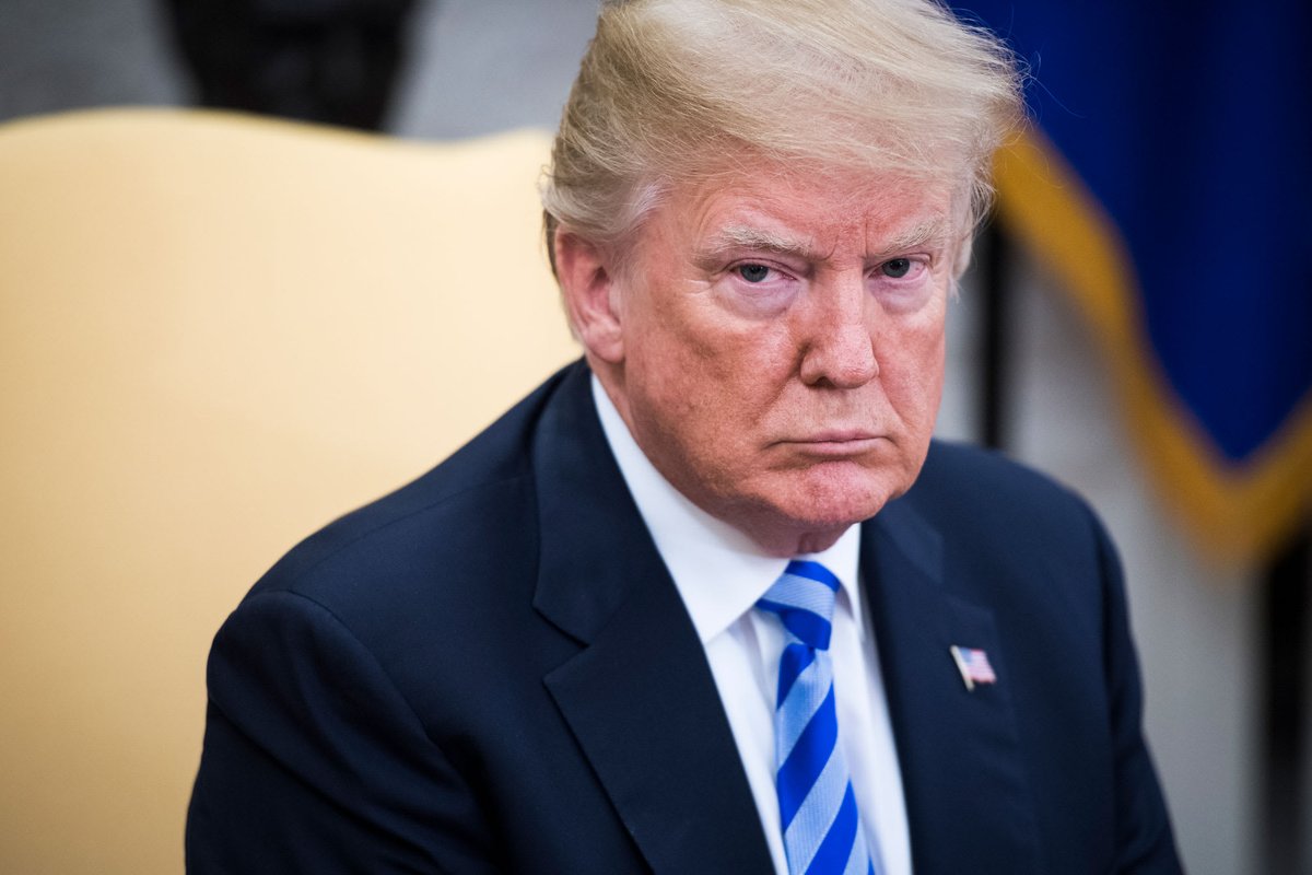 nthlondonhippy's tweet image. This is the guy. He leads them, inspires them and instructs them

Current address: 1600 Pennsylvania Ave, Washington DC. 

Occupation: Will be unemployed in 13 days (or less)

Identifying features: Orange skin, freaky hair

Considered dangerous, and stupid