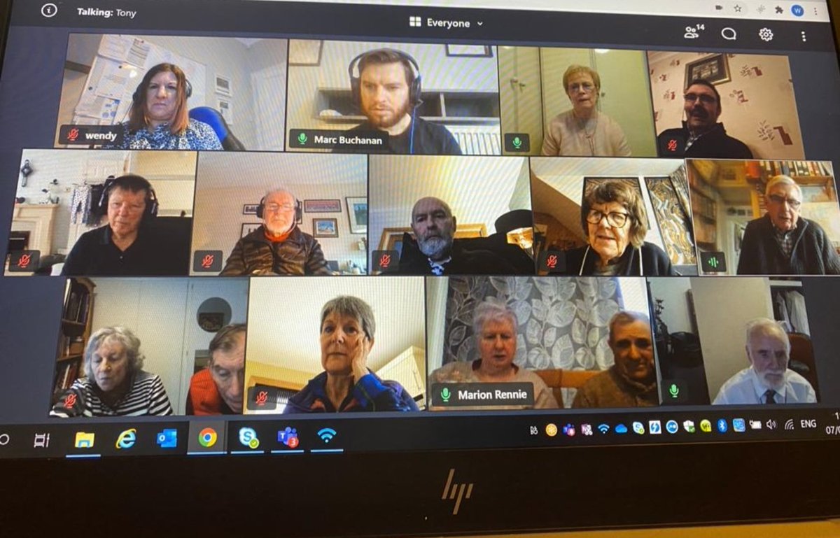 A fantastic turn out today as SDWG members gave feedback on the script for an upcoming animation which will be used as a training tool for health professionals. This animation looks at "Altered Reality" and the impact this can have on a person living with dementia.