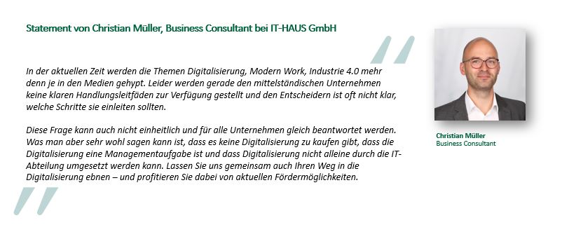 Als Berater unterstützt <a href="/erpcheck/">Check</a> zahlreiche Unternehmen bei Vorhaben&amp;Umsetzung von Digitalisierungsmaßnahmen. Informieren Sie sich direkt über Ihre Möglichkeiten: it-haus.com/portfolio-item…

#Digitalisierung #DigitalJetzt #BusinessConsultant #Digitaleconomy #KMU #Mittelstand #IT
