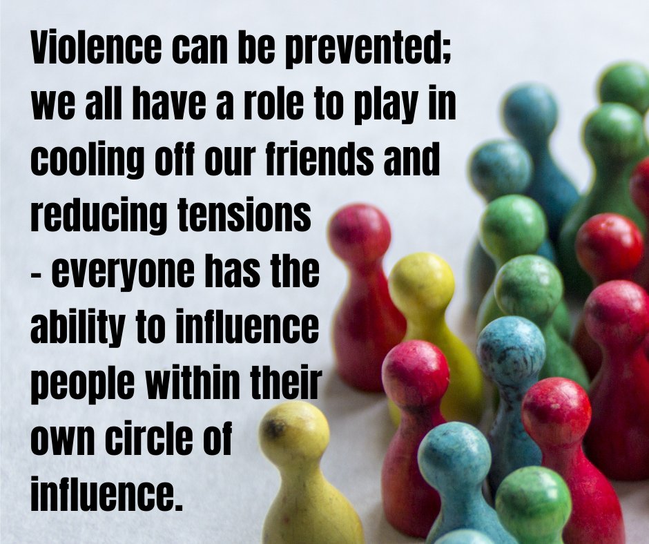 CureViolence's tweet photo. Tensions are high on all sides. Cool yourself and your friends down. We must hold the peace.  #FreeFromViolence https://t.co/xI2M3x05w6