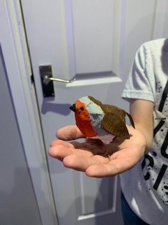 sthildscreative's tweet photo. Some excellent 'Bird in the hand' projects by our Year 7 pupils made from recycled materials. Chloe R, Ella C, Maddison P, and Leon W. Well done! #Recycle https://t.co/cOH9oMLEhq