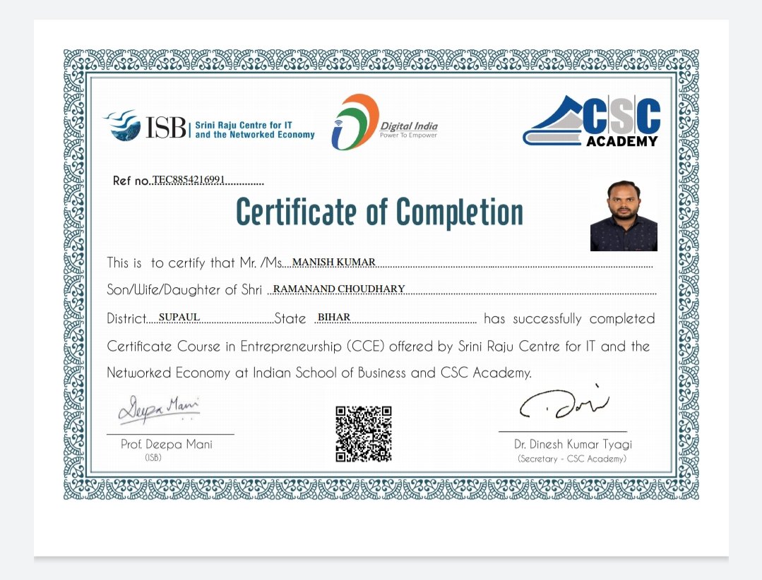 CHOUDHARY_MKR's tweet photo. I have Applied for CSC as 6month Ago After Passing Tec
But till now application not approved in 6 months Kindly Approve My CSC Application and Provide me CSC ID and Password as Soon as possible
Application Reference No.
1772386400505856
@dintya15 @CSCegov_ @narendramodi @rsprasad https://t.co/lKCSMtuMlN