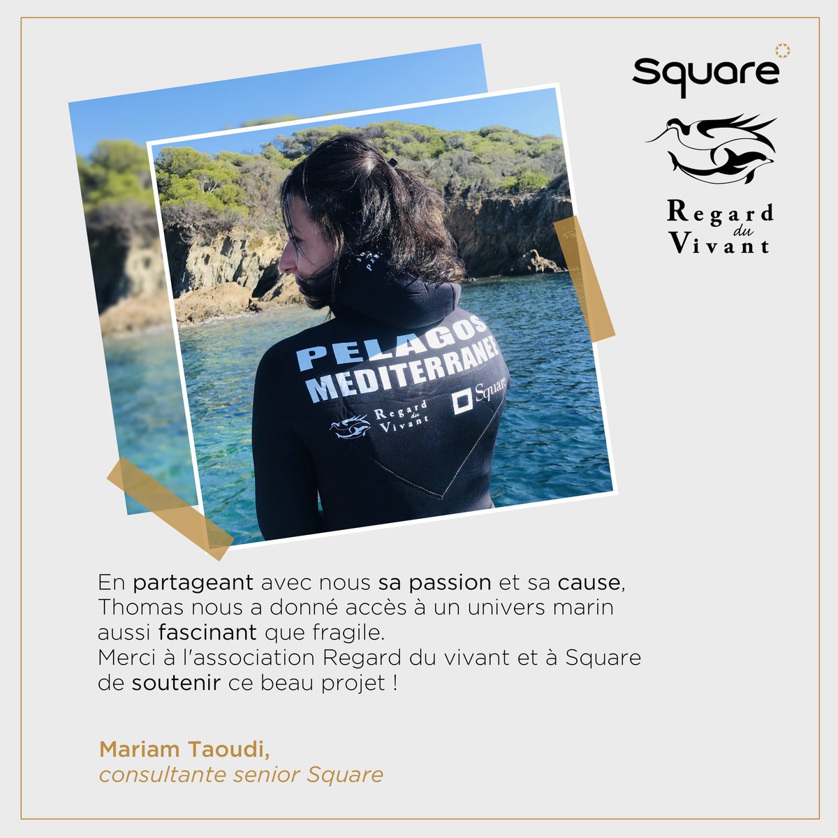 Sensible à la préservation de l'écosystème marin, Mariam Taoudi, consultante <a href="/SQUARE_managem/">SQUARE Management</a>, a plongé avec Regard du Vivant. Une expérience forte et pleine de découvertes. Merci <a href="/Savourer_agency/">Savourer.</a> pour l'organisation des week-ends ! Crédits 📷 : #regarduvivant 
#plongée #RSE