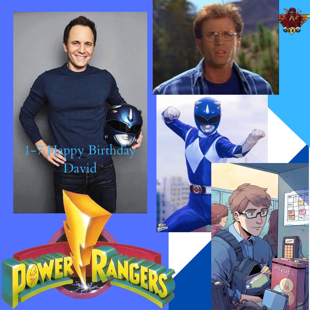 1-7 Happy Birthday to the OG Blue Ranger David Yost aka Billy Cranston 