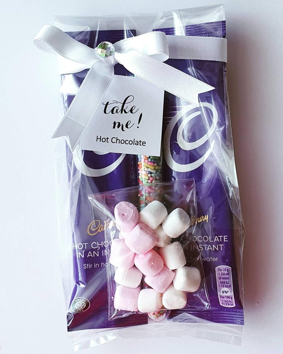 Perfect for those chocolate lovers #favours #hotchocolate #lockdown #treat #marshmallows #comfortfood #chocolatedrink #favourideas #inspiration #takeboutique