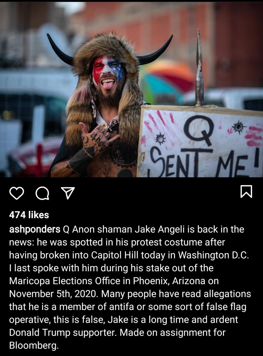 This fool is deep in the Q Anon cult. He shows up to Trump rallies in his very awful larping outfit and calls for schools to be open and shouts about how Covid-19 is a hoax. Clearly not the brightest crayon in the box.
