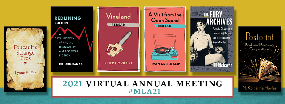 PhilipLeventhal's tweet image. .@ColumbiaUP will have more from its MLA virtual exhibit over the next few days but for now, here is the list of books on sale. Save 20% on all books when you use code MLA. bit.ly/3hSf9B4 #mla21 #mla2021