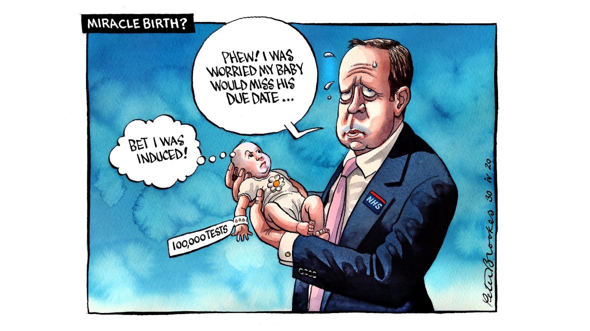 Jon Stone on Twitter: "looks like Matt Hancock has a print of this  @BrookesTimes cartoon on his shelf… "