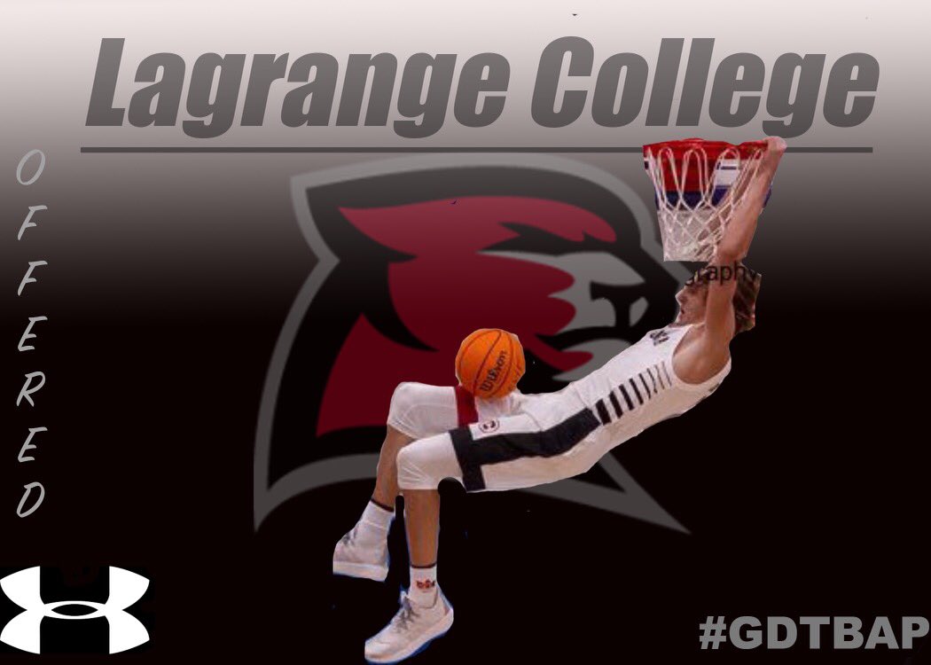 Blessed to receive an offer from Lagrange college