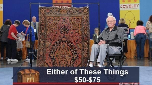 these fake antiques roadshow captions are so funny to me[A THREAD]