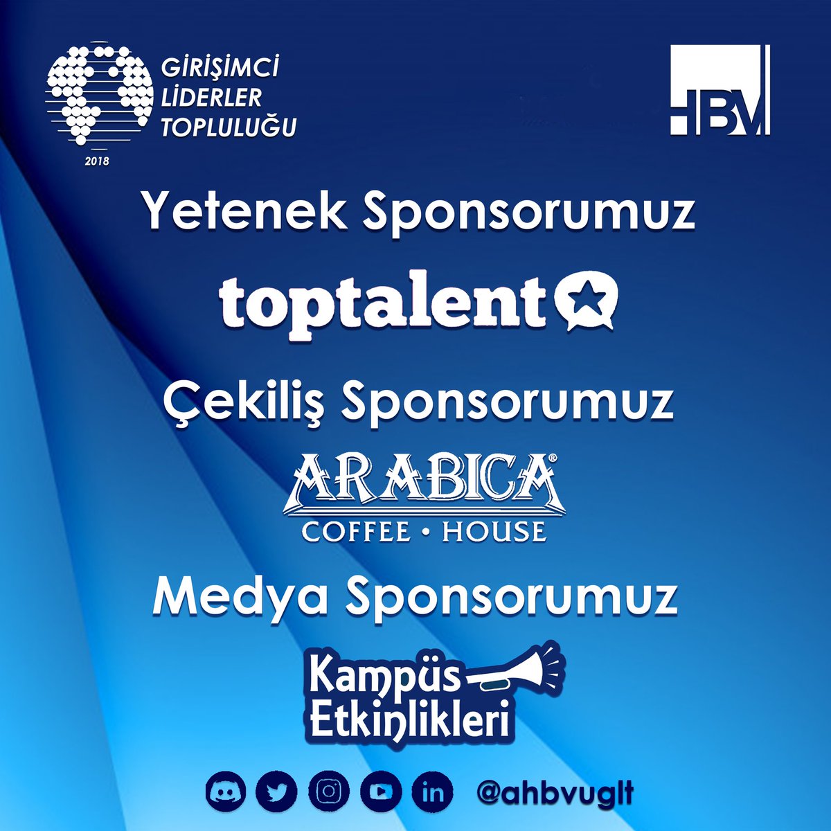 hbvglt's tweet photo. Girişimcilik Zirvesi Sponsorlarımıza teşekkür ederiz!

#ahbvu #hbvu #glt  #üniversite #etkinlik #gazi #gaziüniversite  #liderlik #çekiliş #onlineders #kampüs #evdeyiz  #motivasyon #sponsor #sponsorlu #katılımcı #kampusetkinlikleri #ücretsiz #gönüllü #coffe #maliye #toptalent https://t.co/ZagfFeeIbm