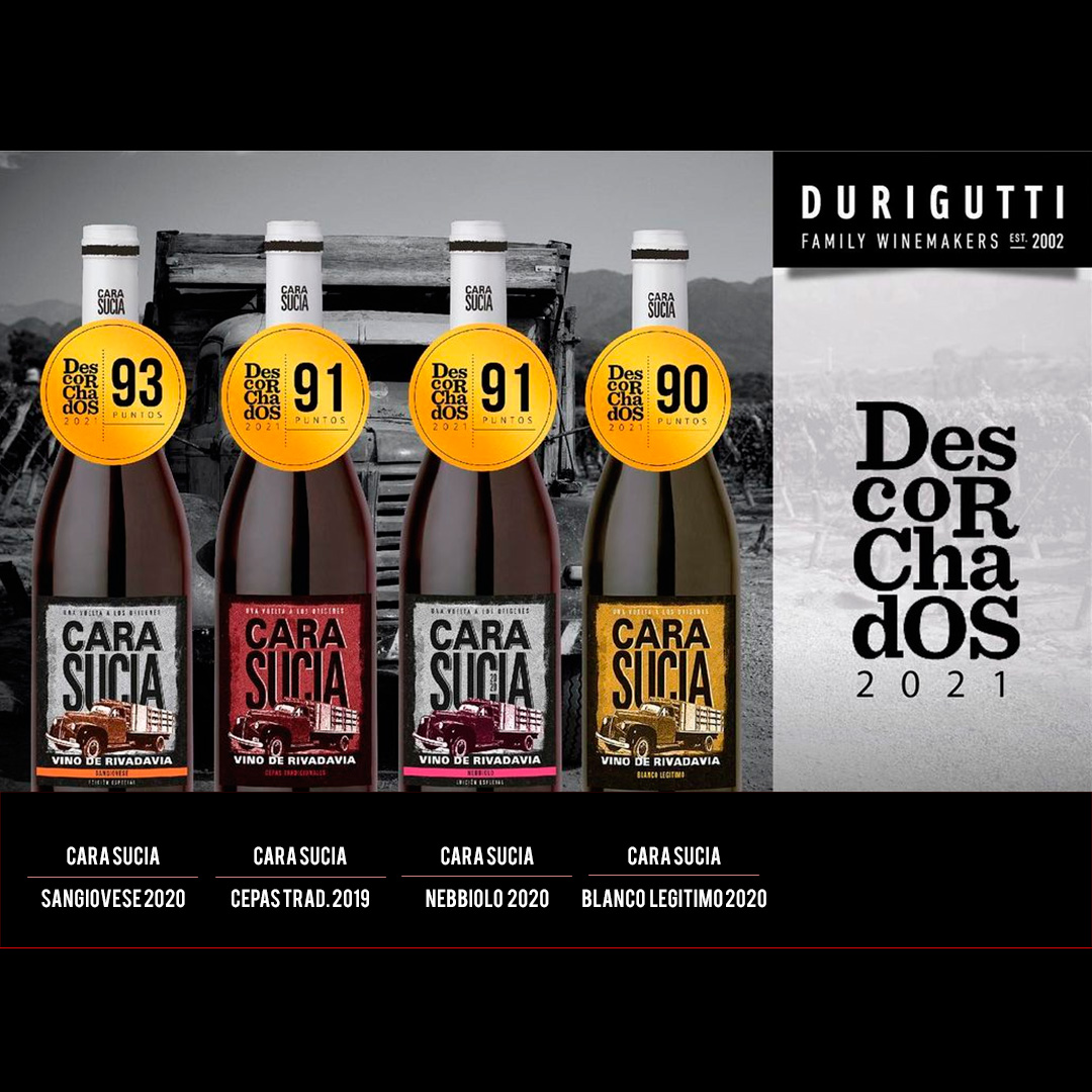 dulmes_distri's tweet photo. Enormes puntajes de @guiadescorchados para la línea CARA SUCIA de @duriguttiwinemakers Felicitaciones!🍷😉���� https://t.co/6p9xRYnDqU