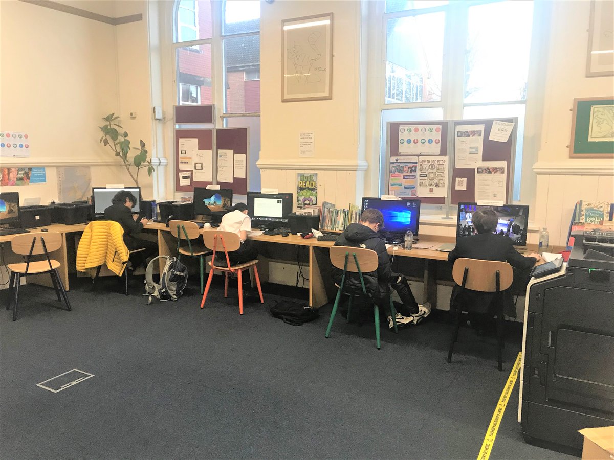 MerchantsCrosby's tweet photo. Whilst most pupils are now working remotely, we do still have some children of key workers onsite. They're all working very hard on the tasks that have been set. 💻📝

#MerchantsAtHome
#WeNeverStopLearning https://t.co/DRrHEMwbzl
