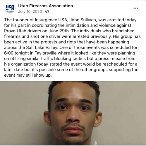 MEDIA BLACKOUT! The founder of the radical left-wing activist group Insurgence USA, John Sullivan, was inside the capitol & filmed Ashli Babbit lying in a pool of blood dying! Sullivan is a well-known violent agitator in Utah who was arrested for violence against conservatives