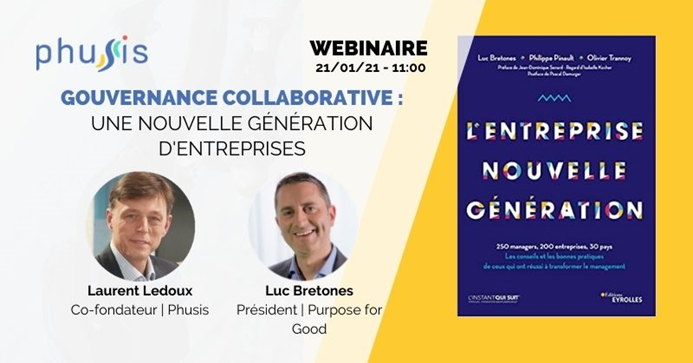 PhusisPartners's tweet photo. [Webinar] Comment les entreprises nouvelle génération s'organisent-elles au niveau de leur #gouvernance et de leur mode de #management ? Rdv le 21.01.21 à 11h avec @bretones et @LaurentLedoux https://t.co/fOzZ7ld8EW  #collaboration #reinventingorganizations #leadership https://t.co/3QXXoahnVY