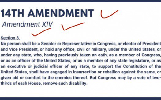 SRsrc's tweet image. @Mike_Pence #25amendment Trump MUST be OUT ASAP!  #Amendment14Section3 - EVERY Senator who have engaged in “INSURRECTION” MUST BE REMOVE! EVERYONE!