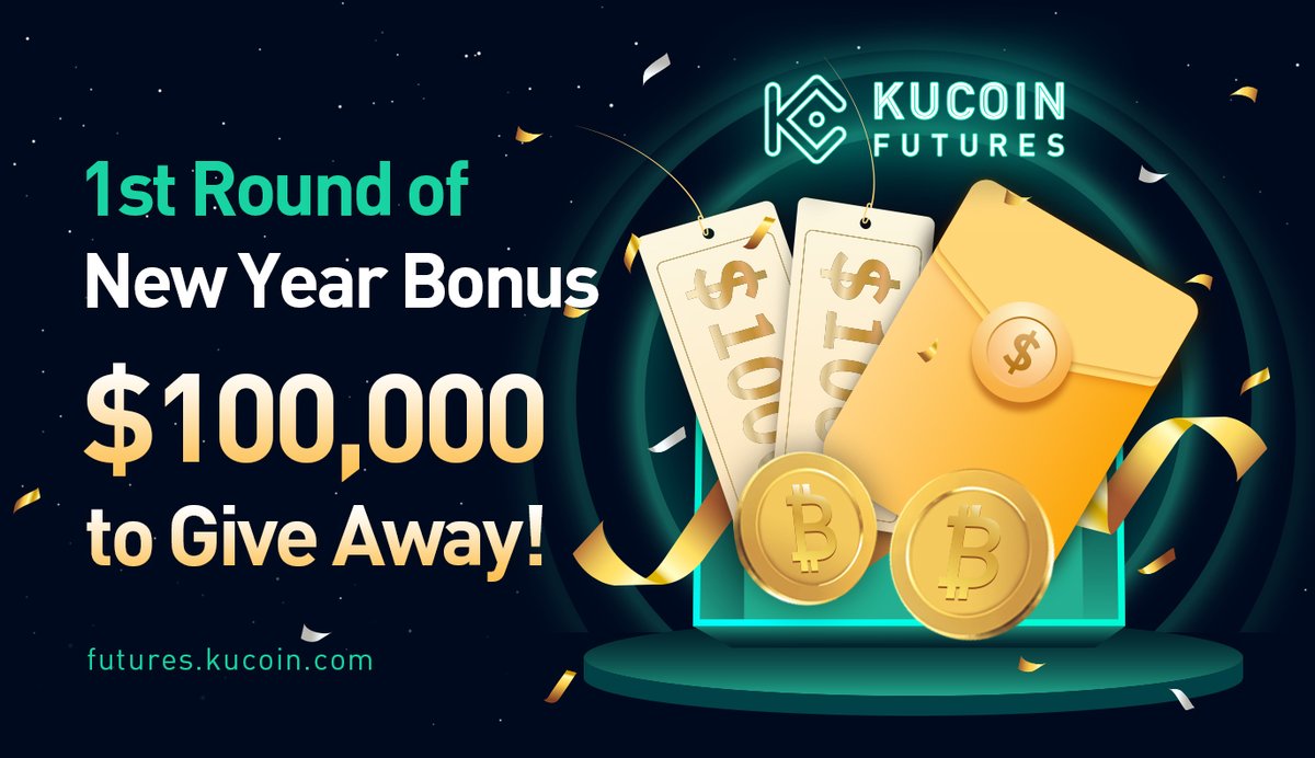 KuCoinFutures's tweet image. #KuCoinFutures $100,000 New Year Bonus!
Join now: bit.ly/3ngftuw

RT and follow me, 5 winners will share $100!
👉More chances to win: Share this tweet on other social media such as Facebook, fill in: bit.ly/3ooYYgT

The more you shared, the more chances to win!